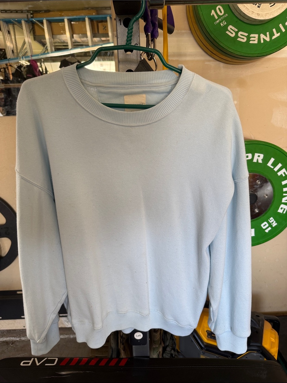 Hollister Light Blue Crewneck Women's Sweater